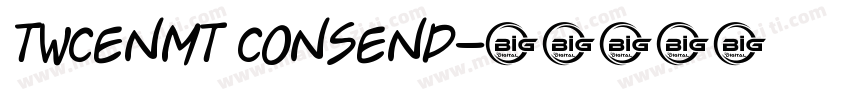 twcenmt consend字体转换